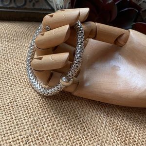 Beautiful Sterling Flexable Round Mesh Silpada Italian